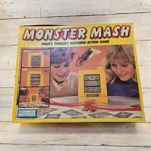 Vintage Parker Brothers Monster Mash Game 1987 Wacky Thwacky Action Board Game